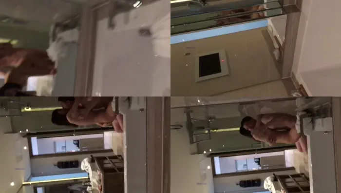 湖师大眼镜美眉和包养她干的干爹豪华酒店套房浴室啪啪